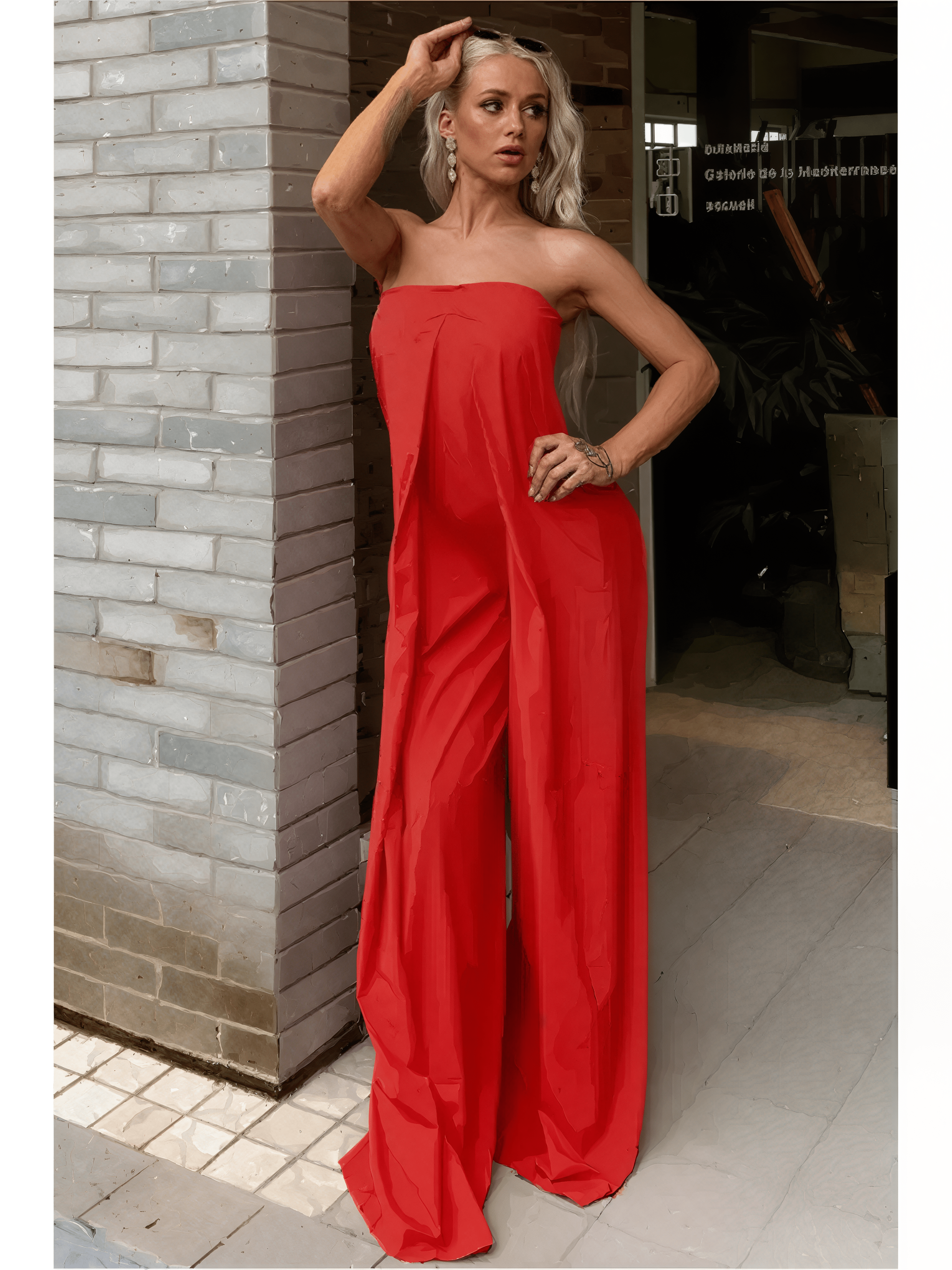 Noémie | Combinaison bustier noire fluide