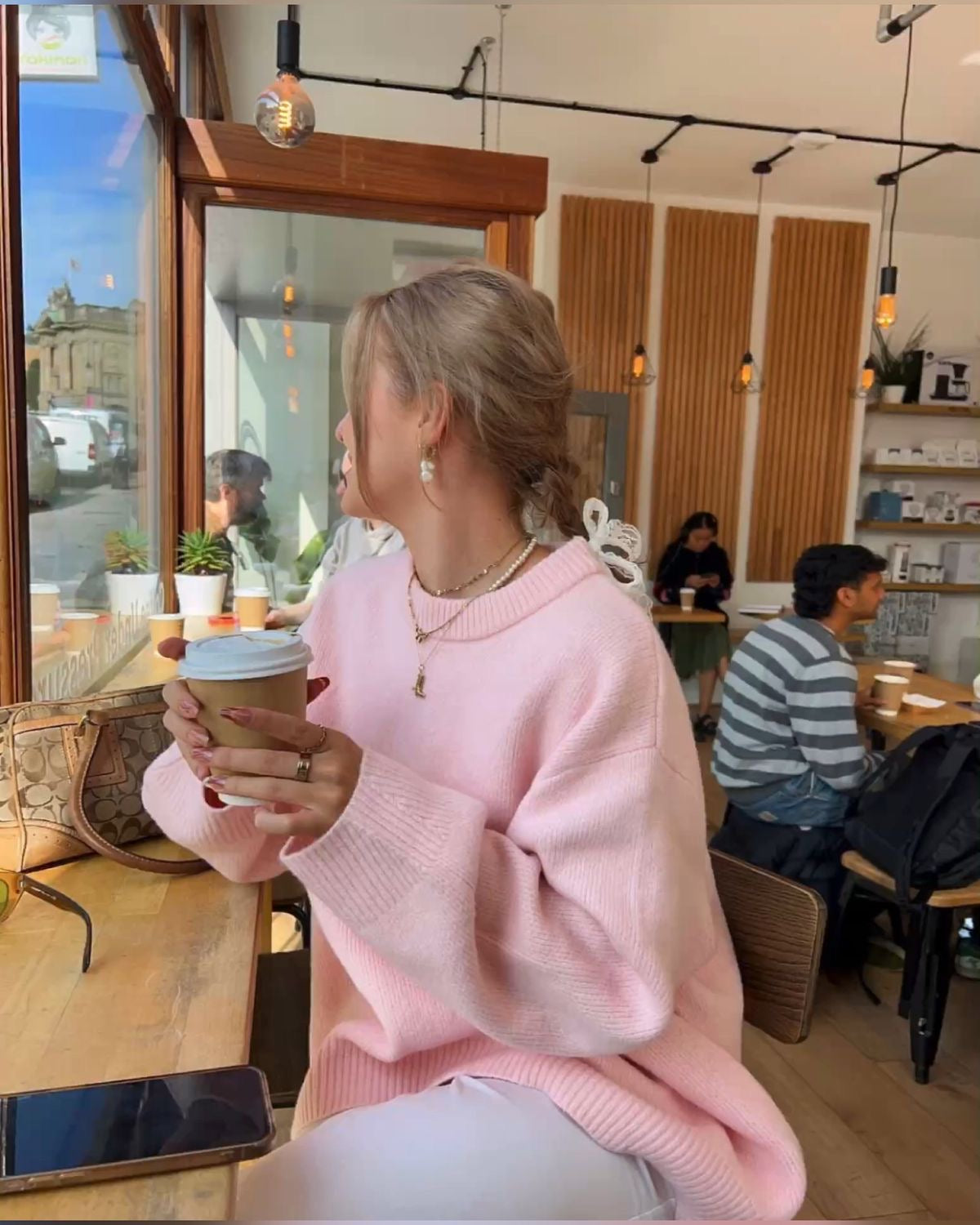 Mode Pure™ | Pull rose oversize