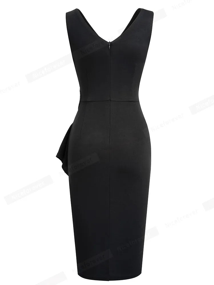 Léa | Robe de soirée élégante avec détail raffiné