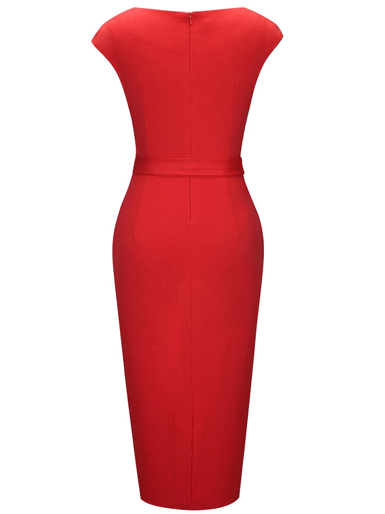 Aurélie | Robe portefeuille cintrée élégante