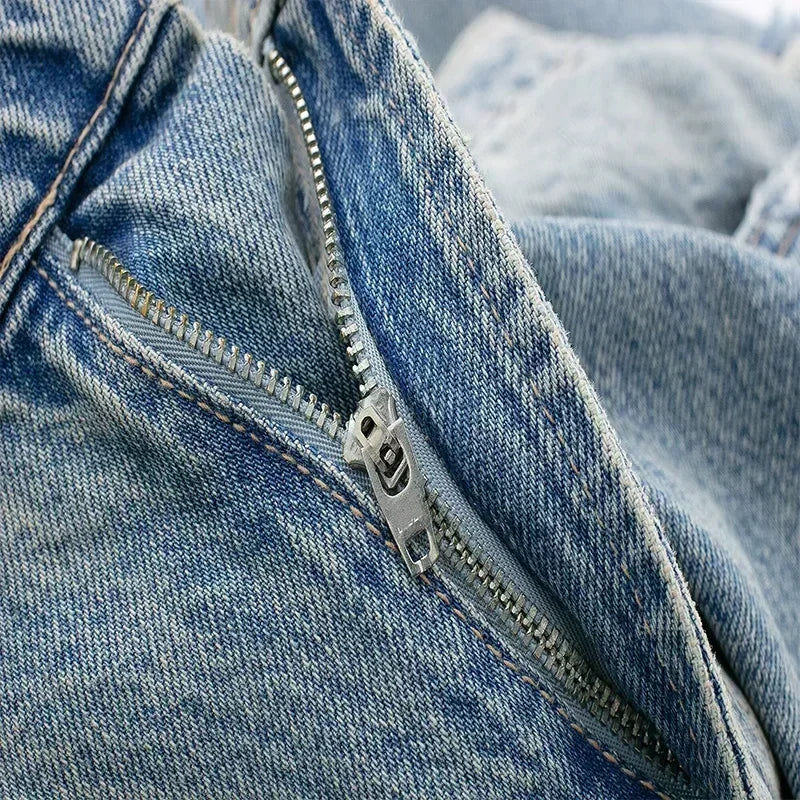 Mode Pure | Jean Patchwork Destroyed