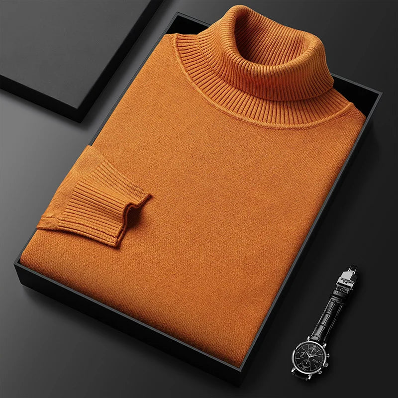 Mode Pure | Pull Col Roulé en Cachemire de Luxe