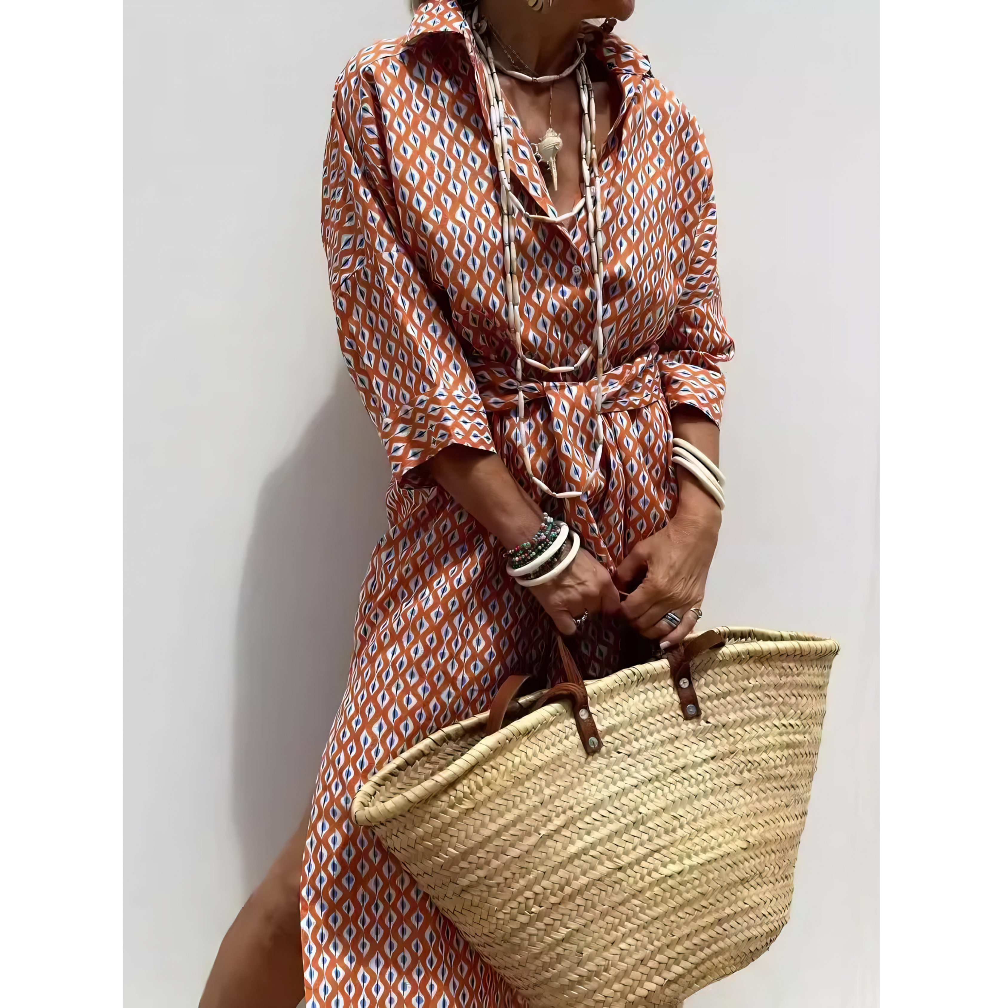 COLEN - ROBE CHEMISE À RAYURES CLASSIQUES