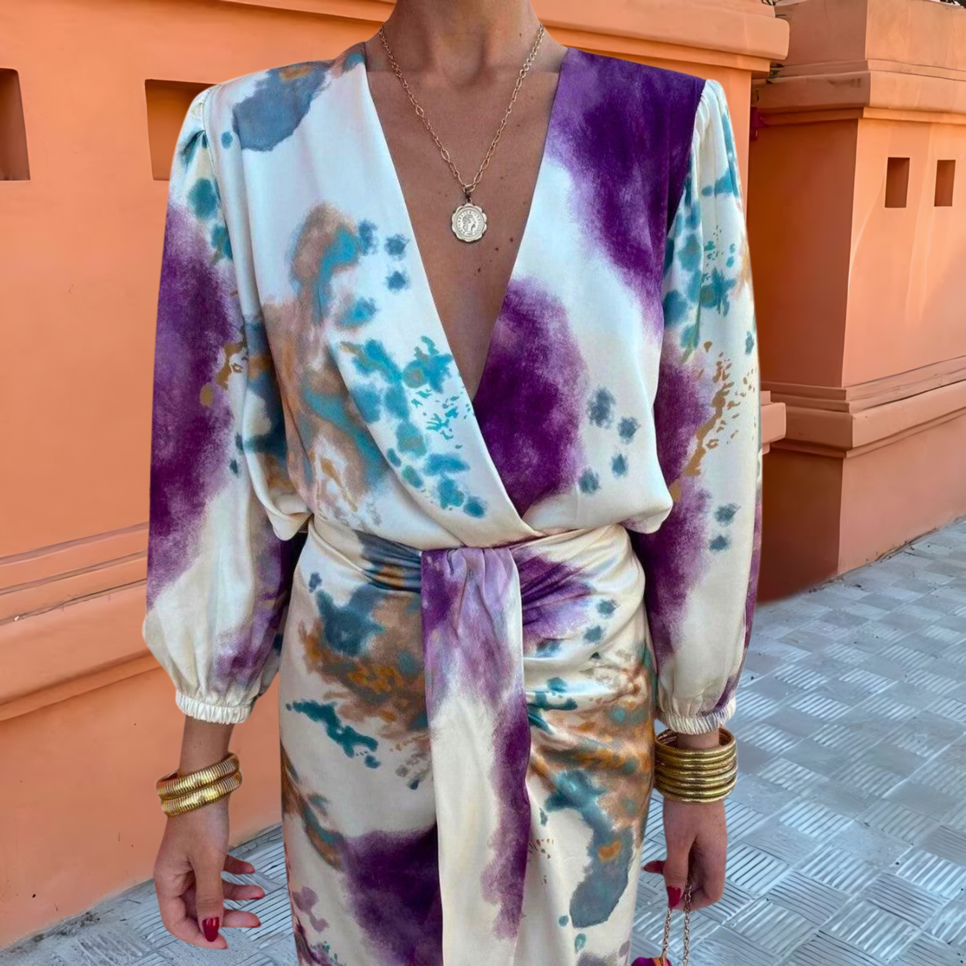 Larissa | Robe Élégante avec Décolleté en V