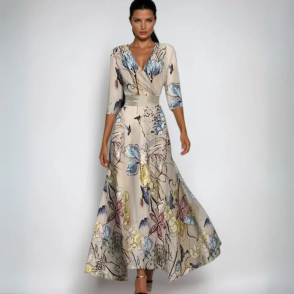 Izabel - Robe de Fleurs de Luxe