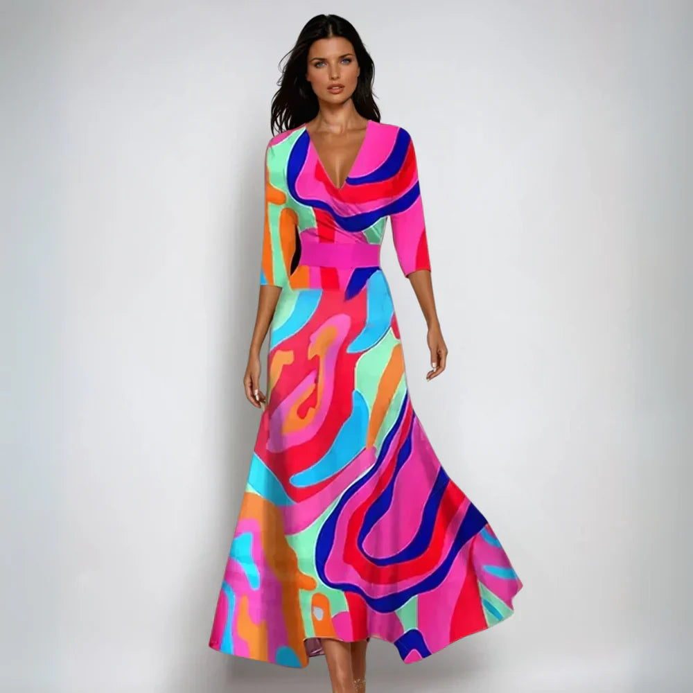 Izabel - Robe de Fleurs de Luxe