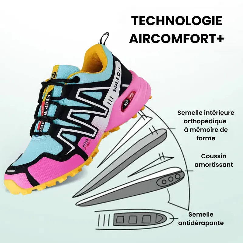 OrthoTrail™ – Chaussures de marche à confort orthopédique femme