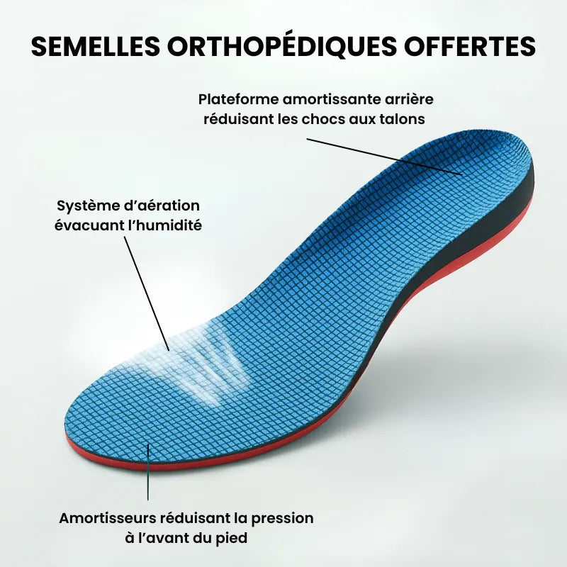 OrthoTrail™ – Chaussures de marche à confort orthopédique femme