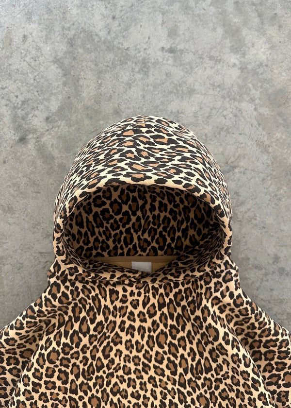 Mode Pure™ | Sweat à capuche imprimé léopard