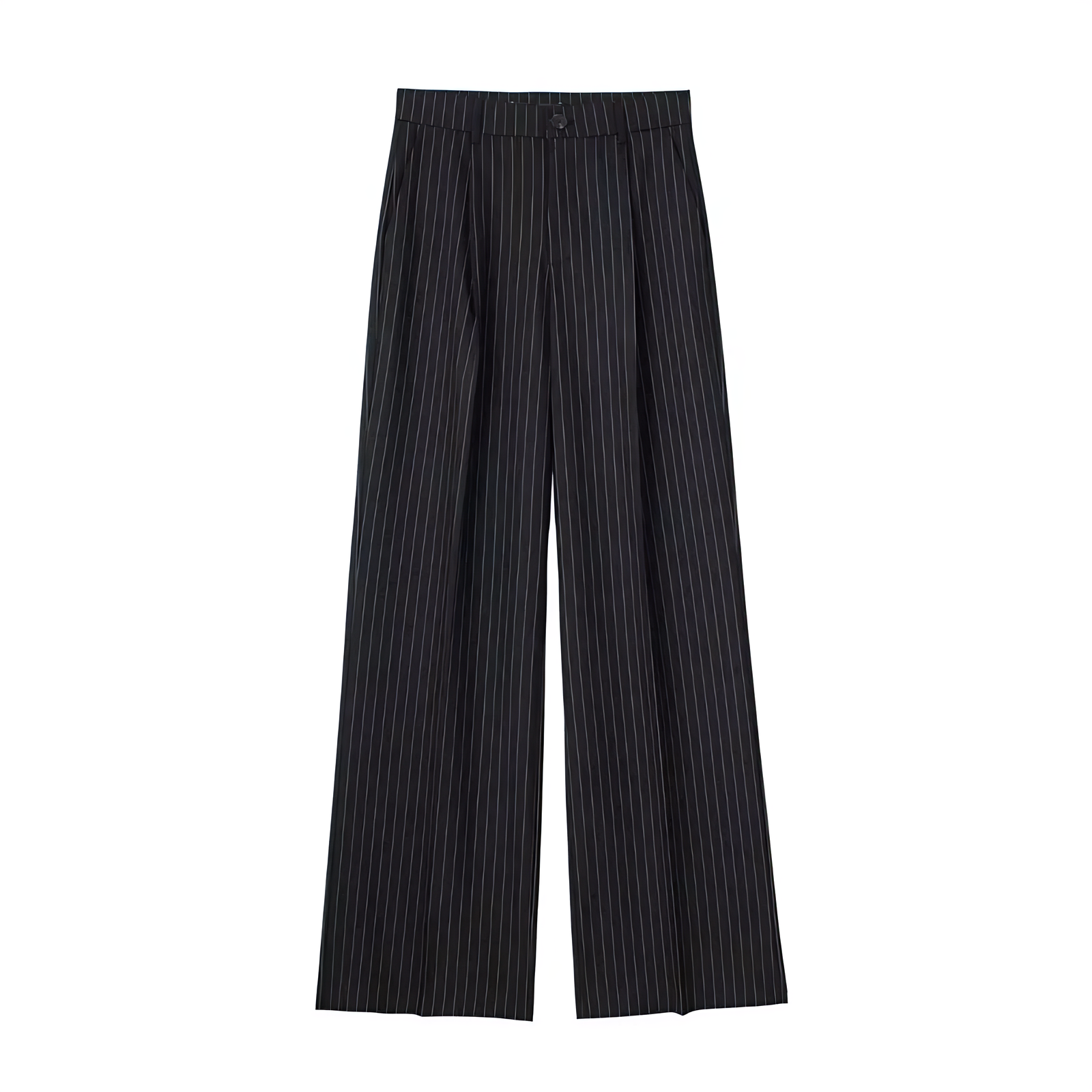 Mode Pure | Pantalon Large Gris Élégant