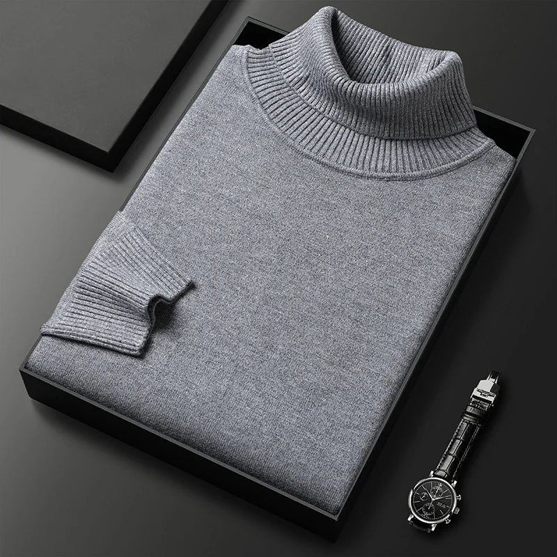 Mode Pure | Pull Col Roulé en Cachemire de Luxe