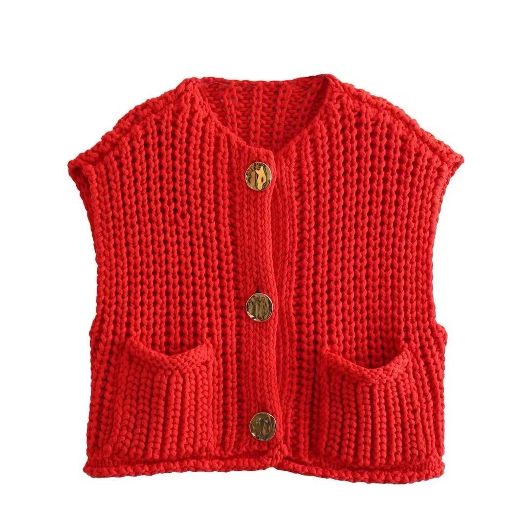 Mode Pure™ | Gilet style tricoté
