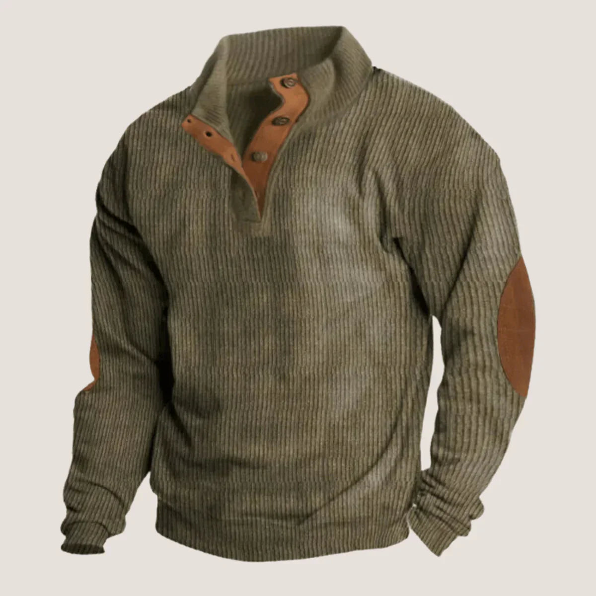 Mode Pure | Pull élégant en maille côtelée pour hommes
