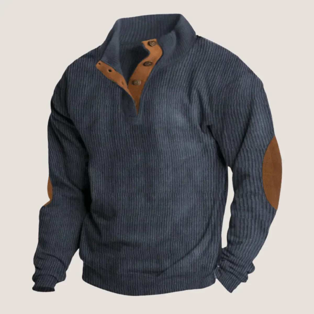 Mode Pure | Pull élégant en maille côtelée pour hommes