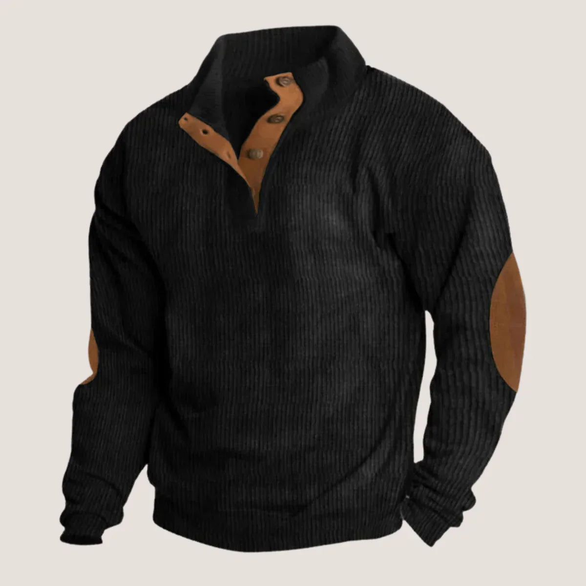 Mode Pure | Pull élégant en maille côtelée pour hommes