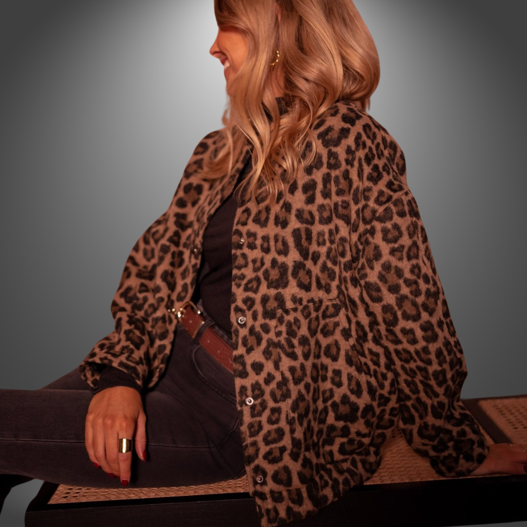 Alice | Veste Artisanale Léopard