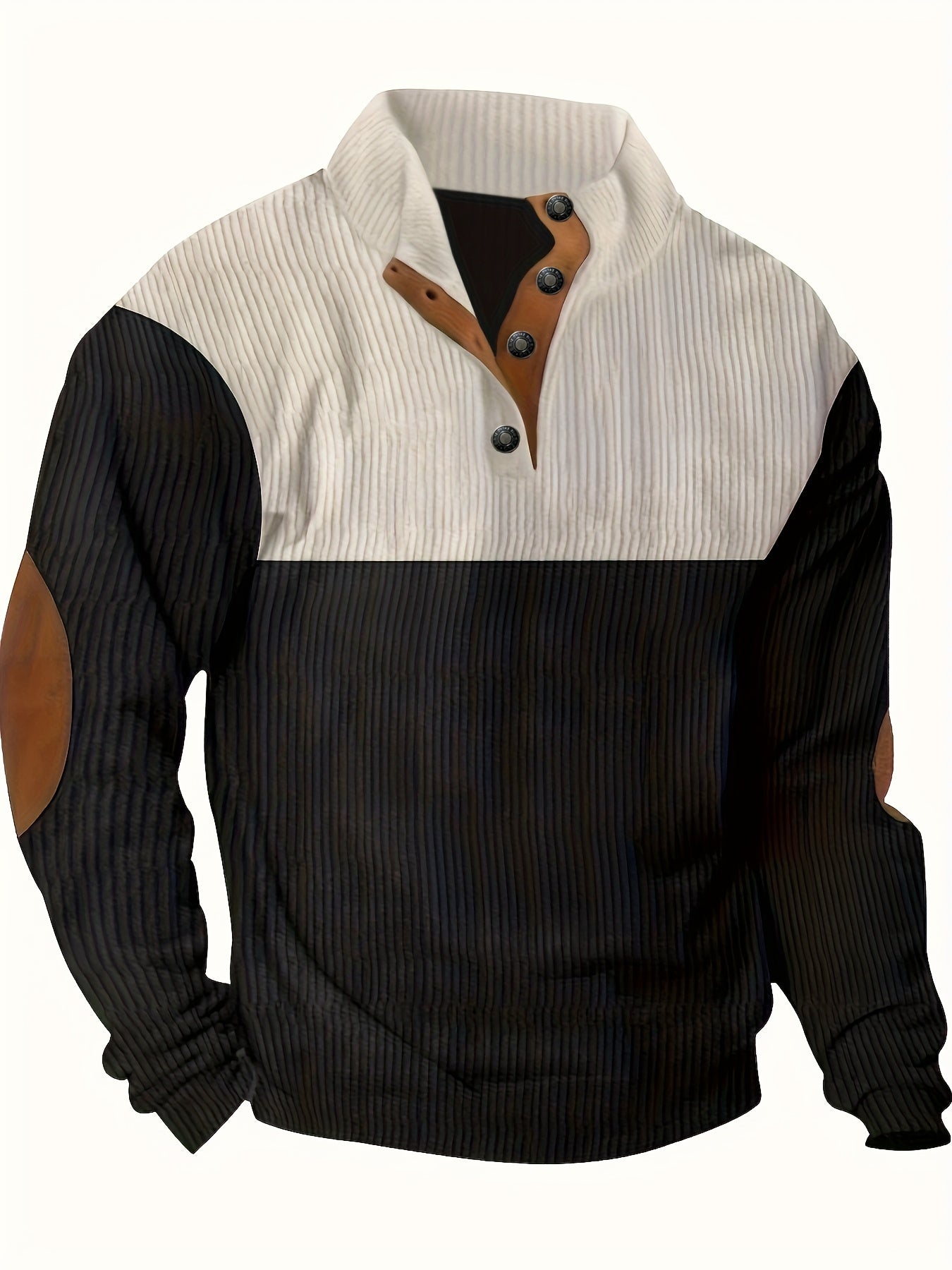 Mode Pure | Pull élégant avec détails contrastés