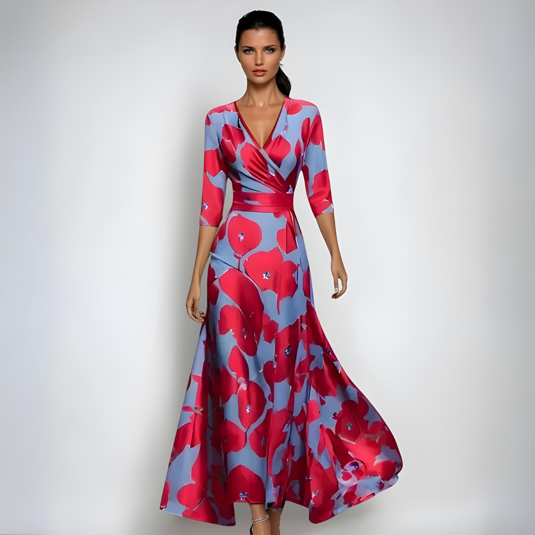 Izabel - Robe de Fleurs de Luxe
