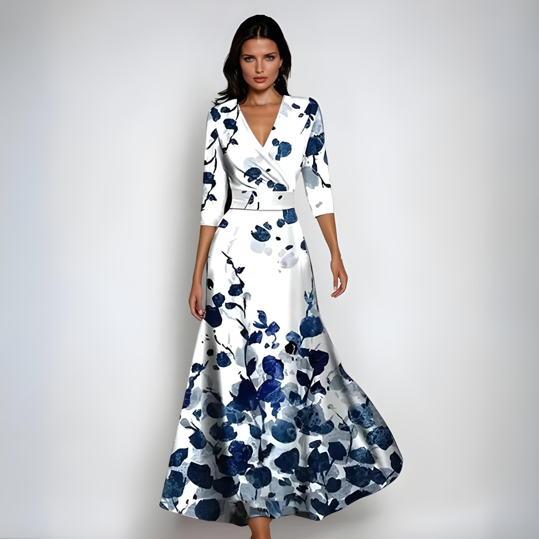 Izabel - Robe de Fleurs de Luxe