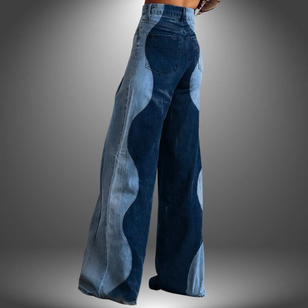 Olivia - Pantaloni Premium a Onde