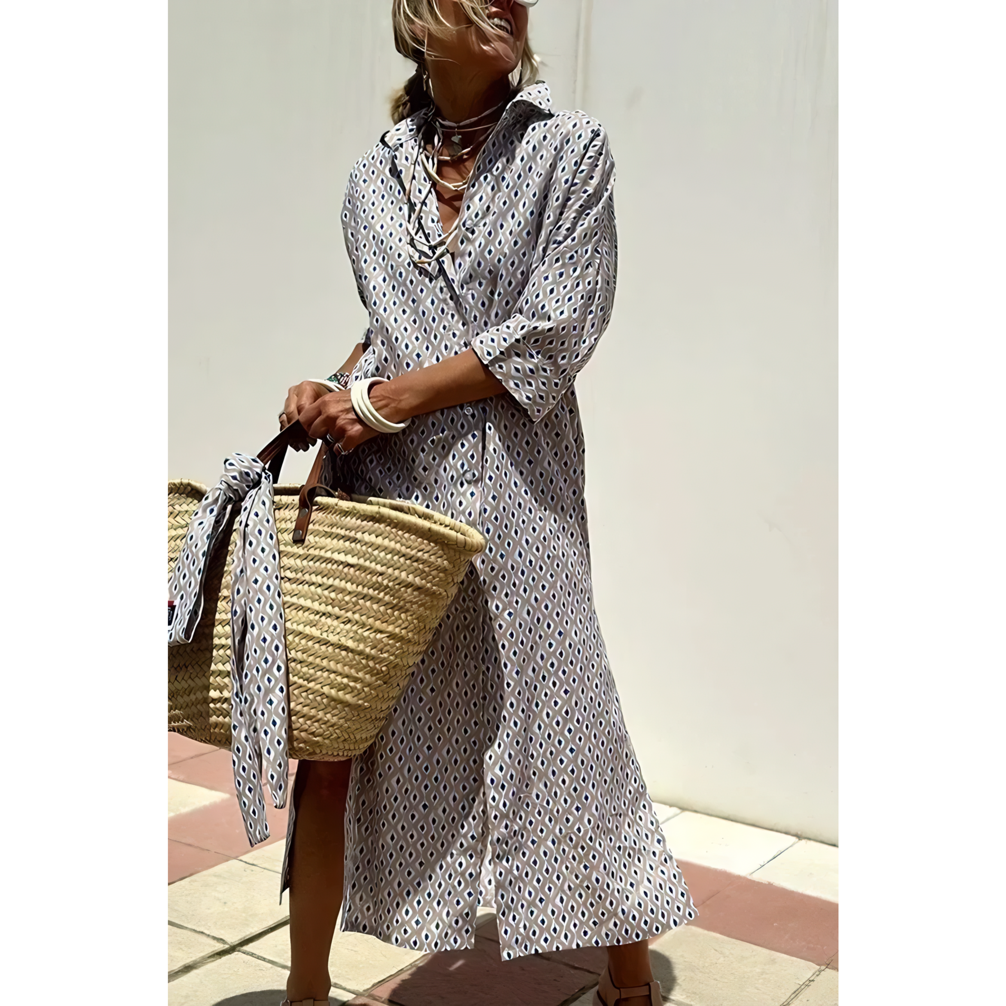 COLEN - ROBE CHEMISE À RAYURES CLASSIQUES