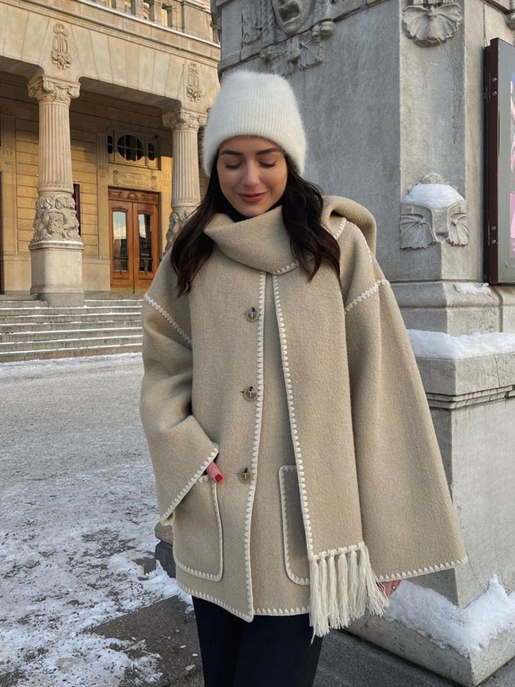 Mode Pure™ | Manteau Écharpe