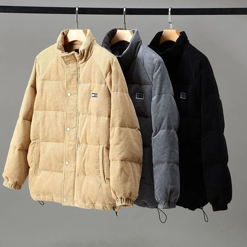 Mode Pure - Veste chaude en velours côtelé