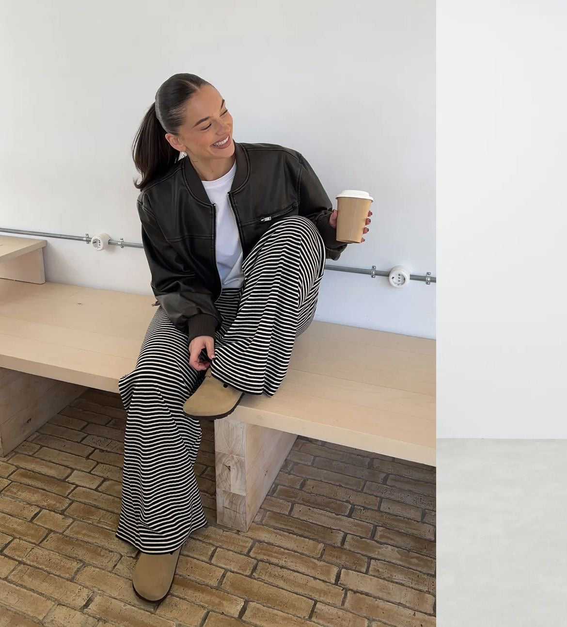 Mode Pure™ | Pantalons Rayés