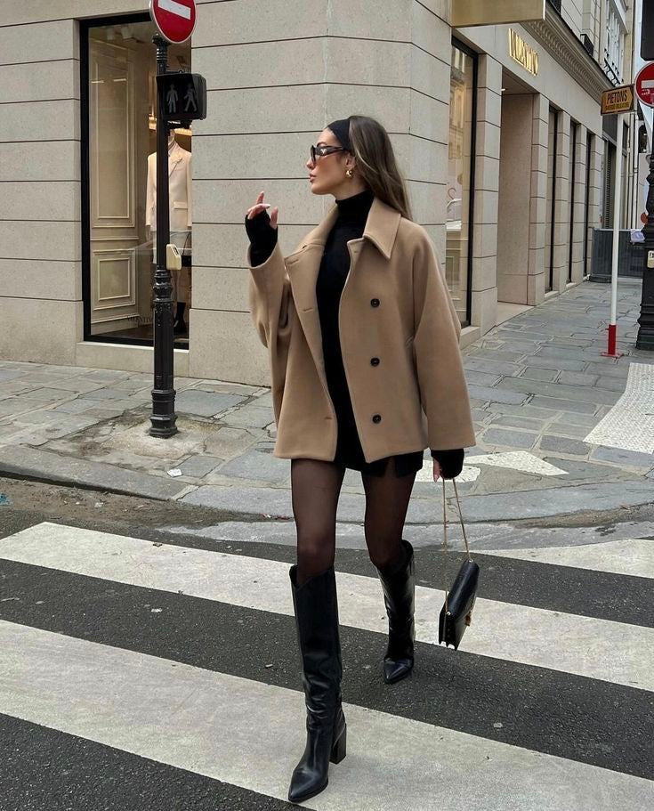 Mode Pure™ | Manteau en laine oversize