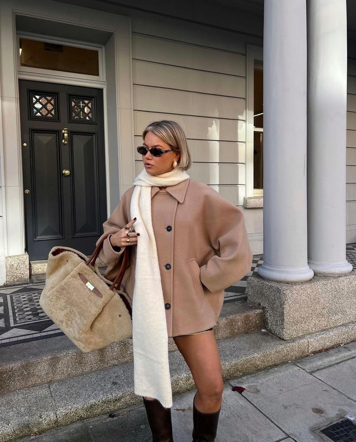 Mode Pure™ | Manteau en laine oversize