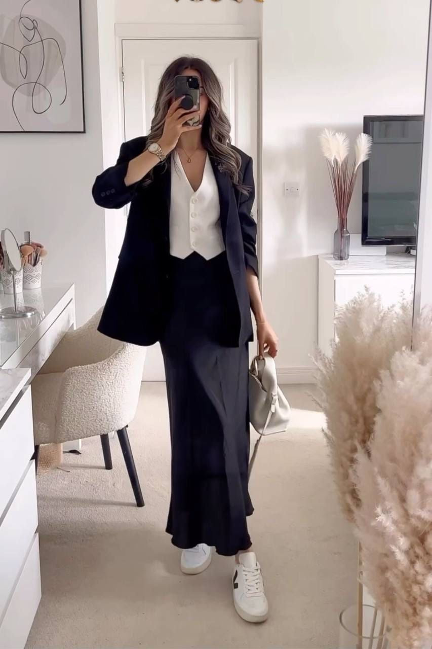 Mode Pure™ | Jupe Maxi en Satin