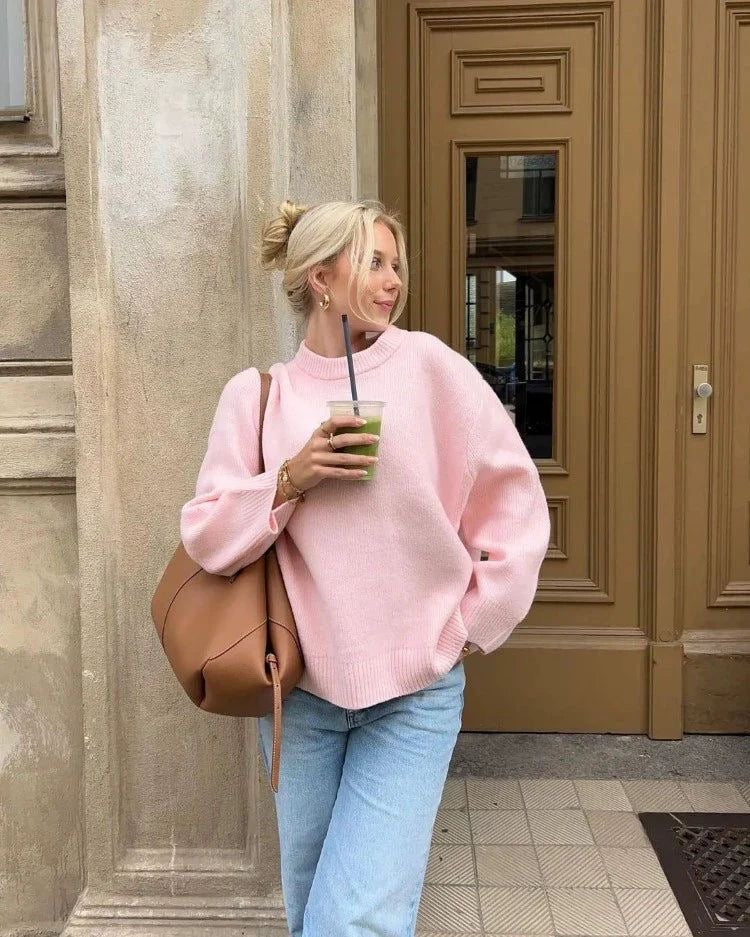 Mode Pure™ | Pull rose oversize