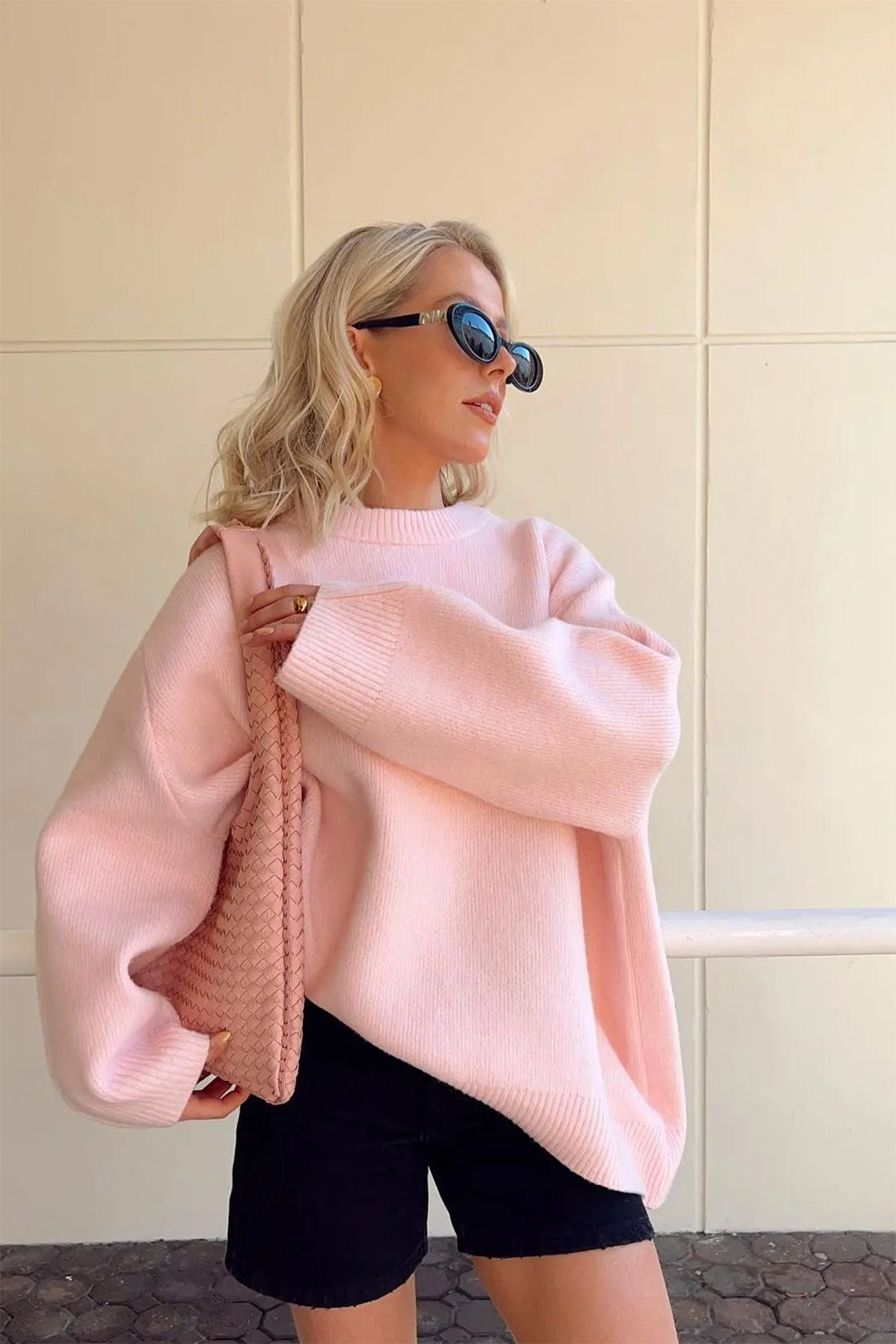 Mode Pure™ | Pull rose oversize