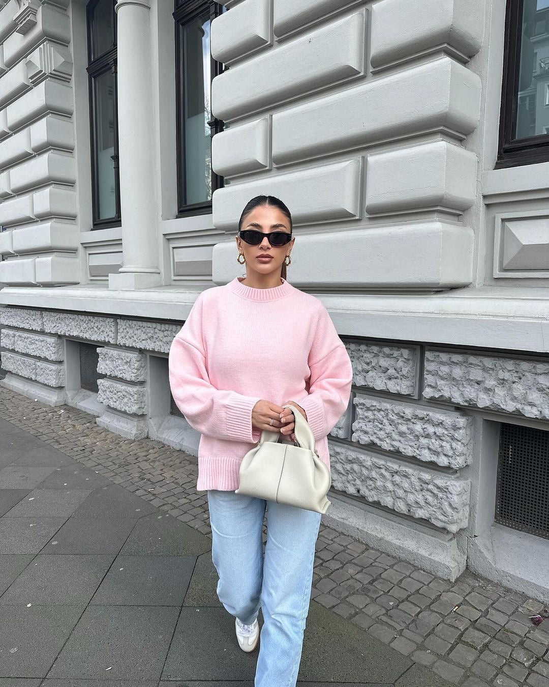 Mode Pure™ | Pull rose oversize
