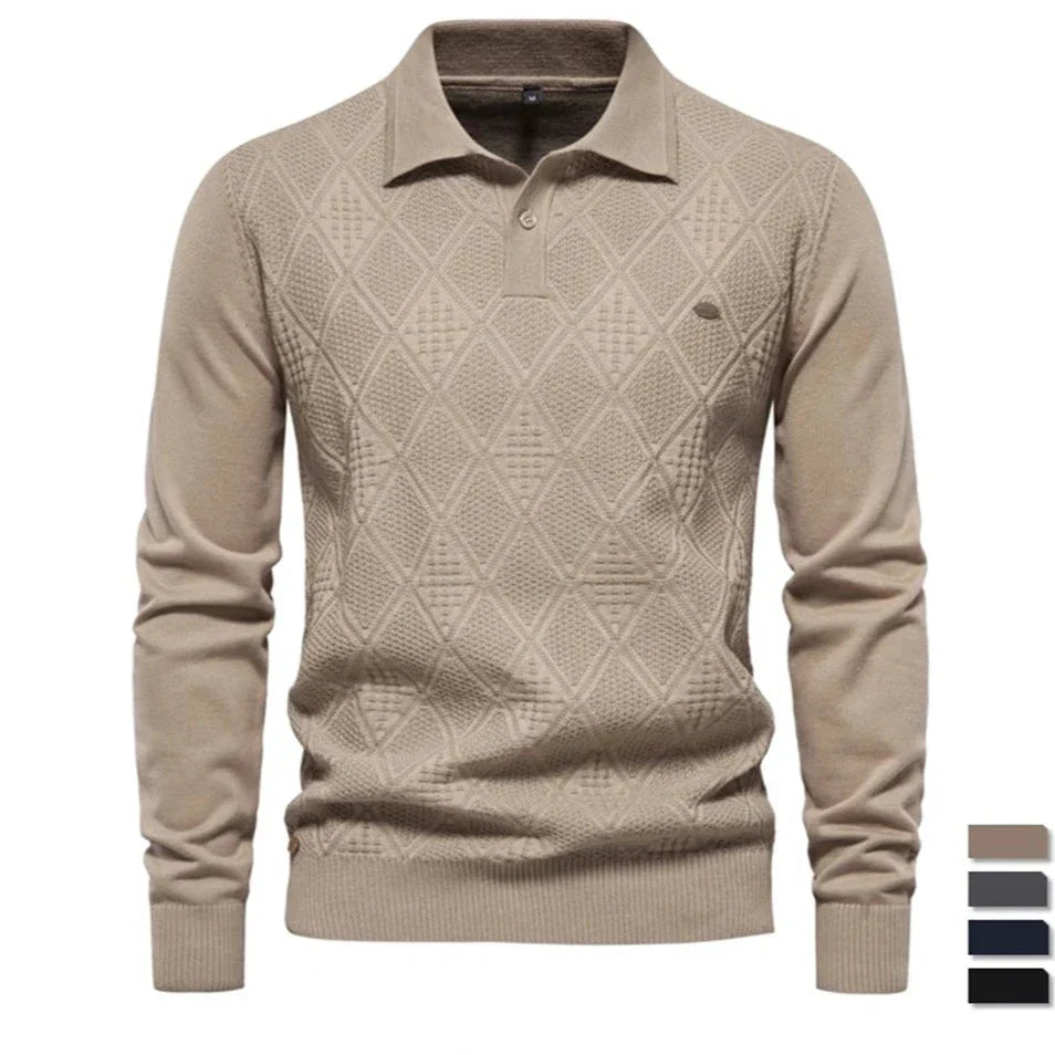 Mode Pure | Pull Polo en Coton Classique