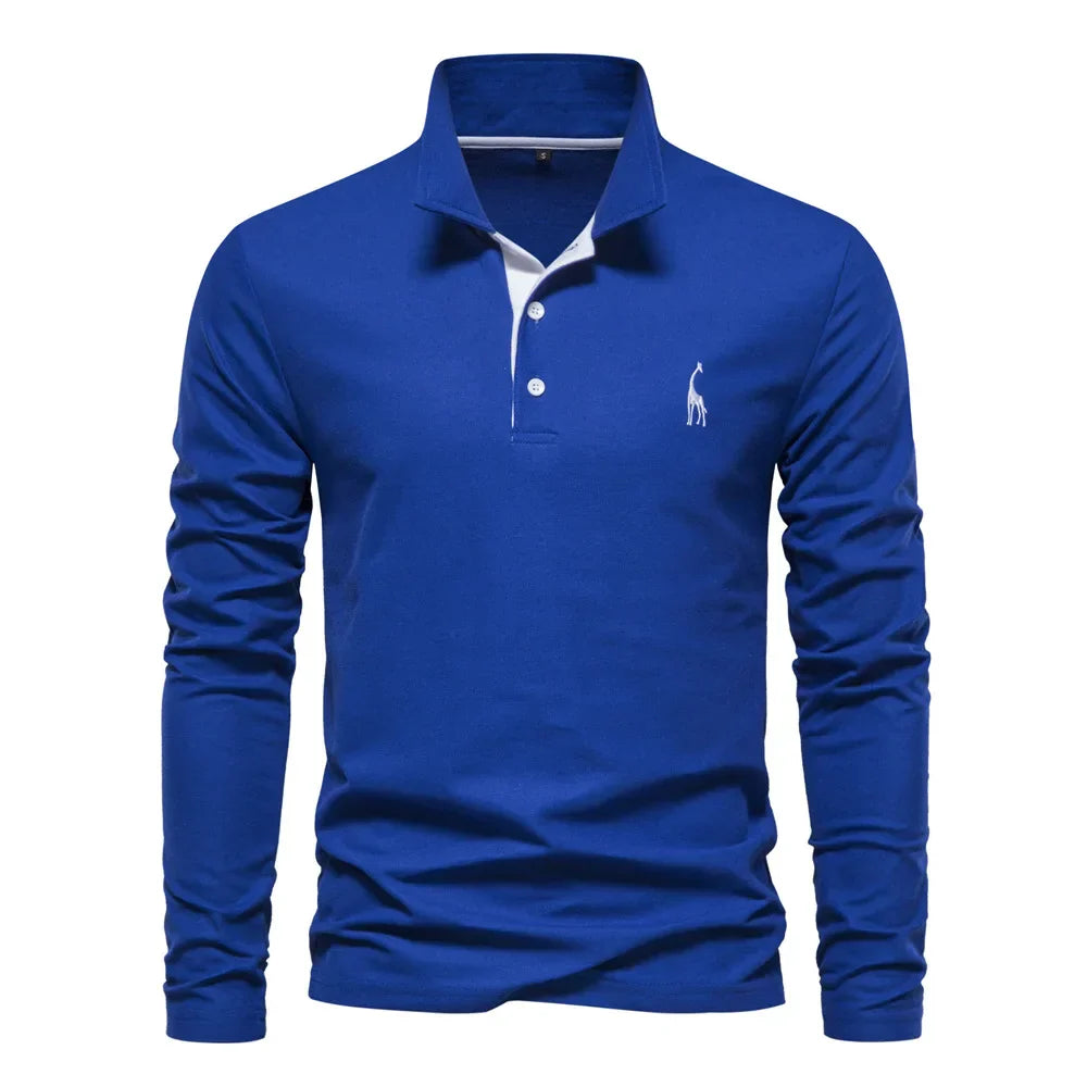 Mode Pure | Pull Polo à Manches Longues Classique