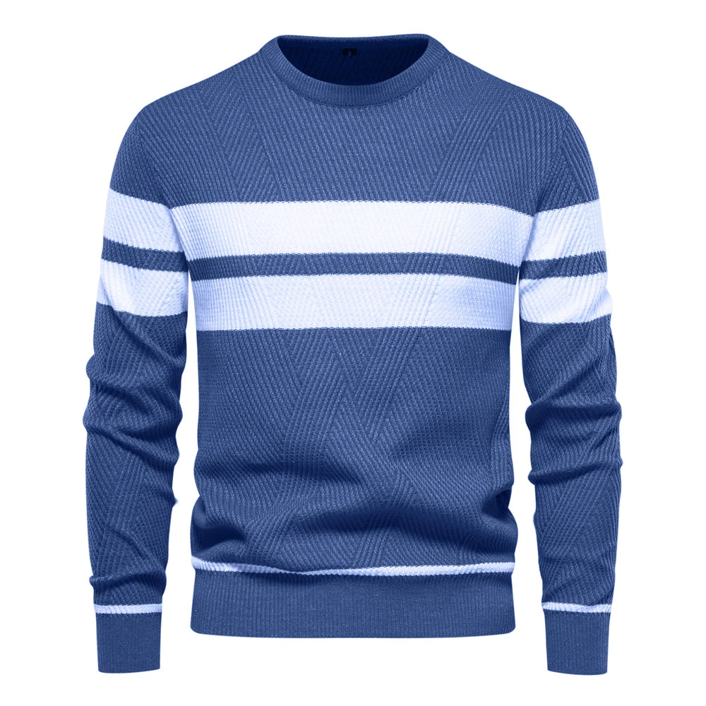Mode Pure | Pull d'Automne Patchwork pour Hommes