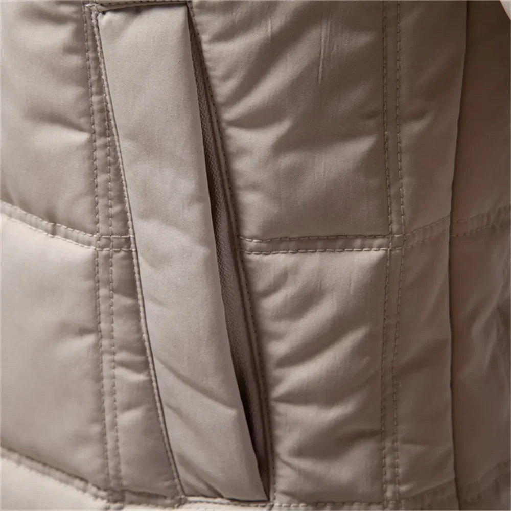 Nisay – Manteau d'Hiver Chaud avec Poches Poitrine