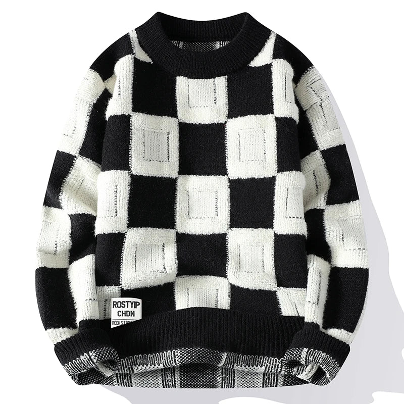 Mode Pure™ | Pull Tricoté Vintage Oversize