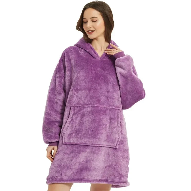 Mode Pure | Couverture à Capuche Oversize