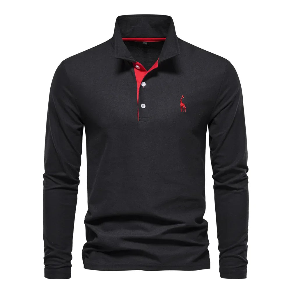 Mode Pure | Pull Polo à Manches Longues Classique