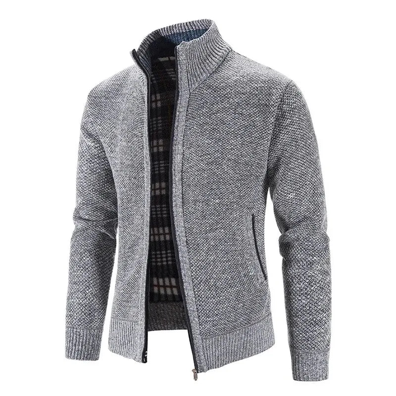 Mode Pure | Gilet zippé en tricot classique