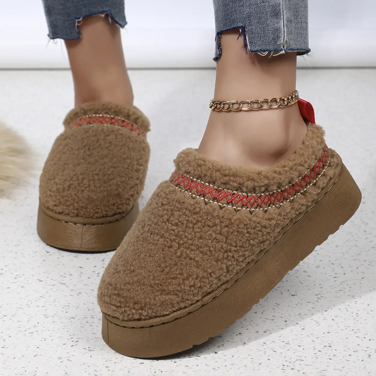 Mode Pure | Chaussons en Sherpa Confortables