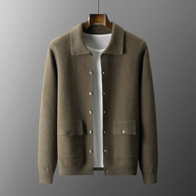 Mode Pure - Cardigan en Cachemire Luxe pour Hommes