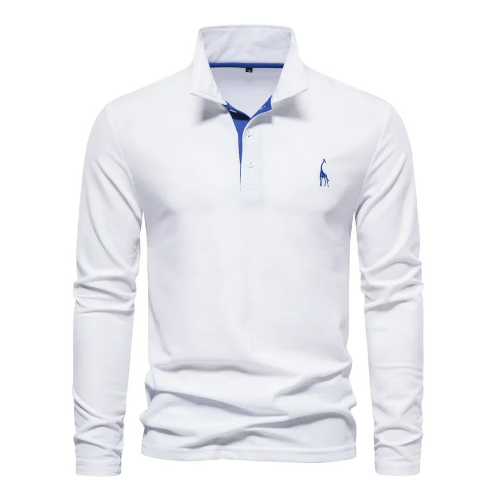 Mode Pure | Pull Polo à Manches Longues Classique