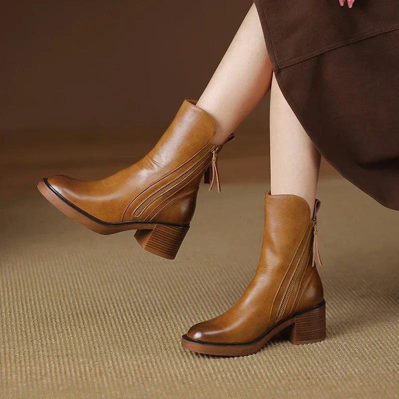 Mode Pure™ - Bottes en cuir premium