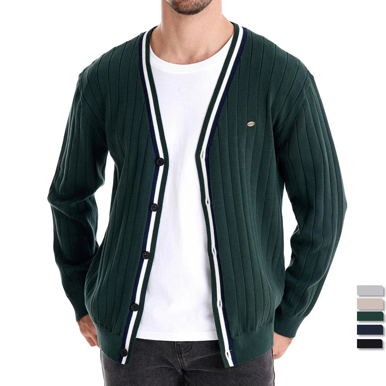 Mode Pure | Cardigan en Coton Décontracté