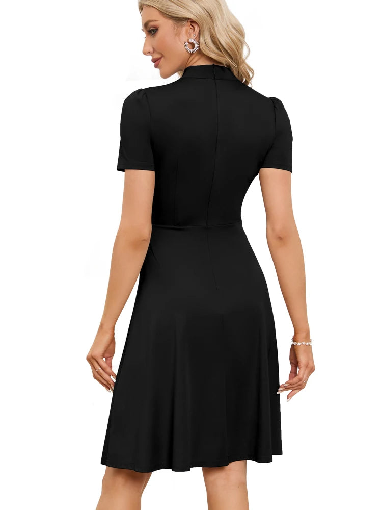 Élodie | Robe noire élégante