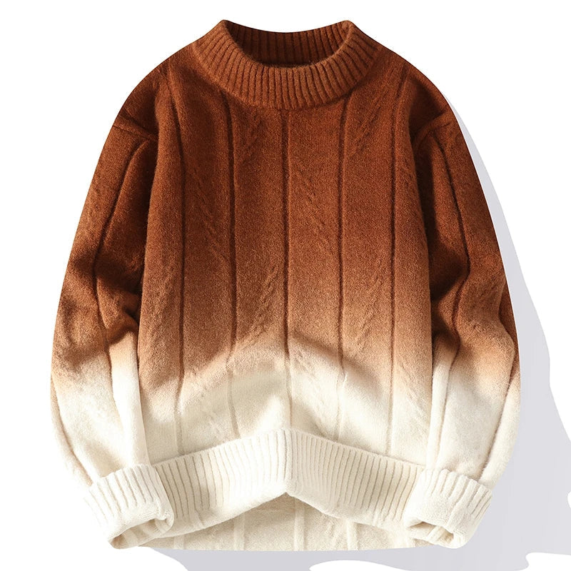 Mode Pure™ | Pull en Tricot à Contraste pour Hommes