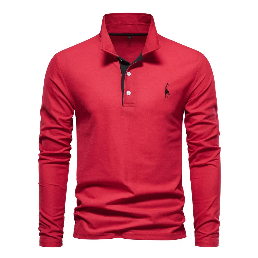 Mode Pure | Pull Polo à Manches Longues Classique